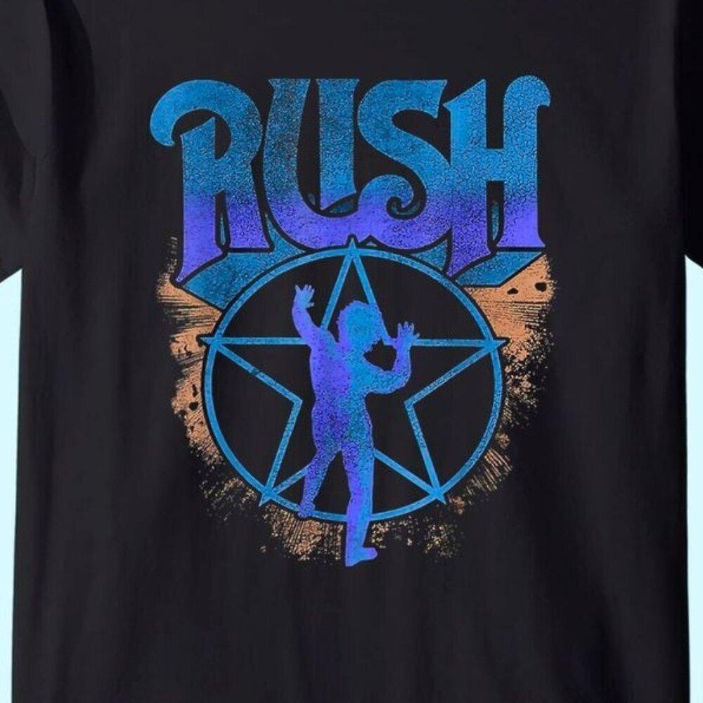 Graphic Rush Love Starman Retro Music Fan Collector Classic Band Tour TShirt